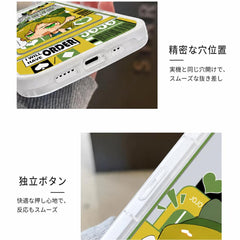 スタンド使い イラスト キャラクタープリント iPhoneスマホケース 収納式スタンド付き iPhone 13 mini以降 9デザイン