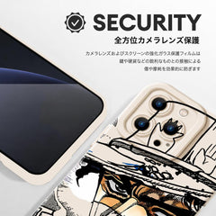スタンド使い イラスト キャラクタープリント iPhoneスマホケース フルカバータイプ iPhone 13 mini以降 7デザイン