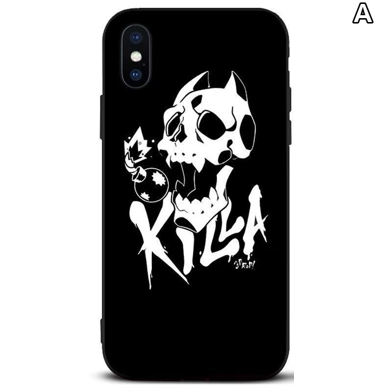 スタンド使い イラスト キャラクタープリント iPhoneスマホケース TPUソフトケース フルカバータイプ 2デザイン