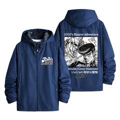 スタンド使い イラスト アウター Crazy Diamond メンズ 防風 防寒 ジャケット