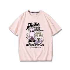 スタンド使い イラスト トップス キャラクタープリント ユニセックス 半袖Ｔシャツ