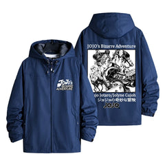 スタンド使い イラスト アウター ストーンオーシャン メンズ 防風 防寒 ジャケット