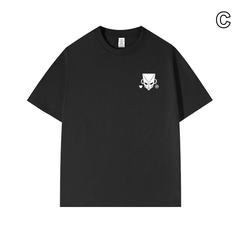 スタンド使い イラスト トップス ミニキャラクター 5タイプの胸元ワンポイントデザイン ユニセックス 半袖 Ｔシャツ