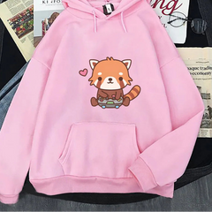 【薄手・裏起毛から選べる】キャラクター アニメ風 トップス レッサーパンダゲーム ユニセックス 長袖 パーカー