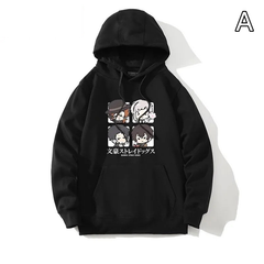 【薄手・裏起毛から選べる】キャラクター アニメ風 トップス バディグラフィック ユニセックス 長袖 パーカー