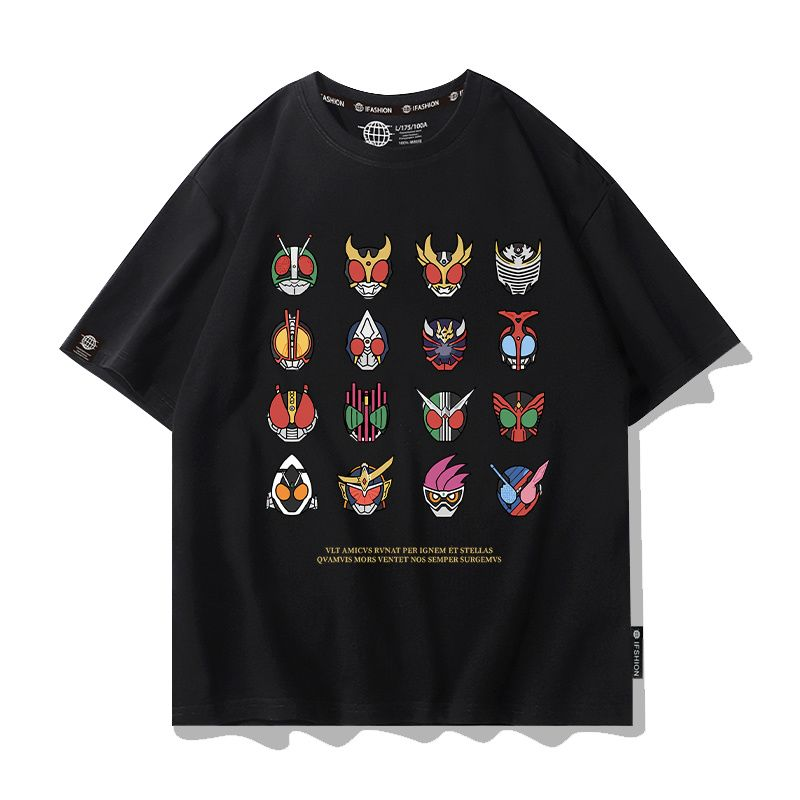 ライダーモチーフ トップス 平成ライダープリント ユニセックス 半袖Ｔシャツ