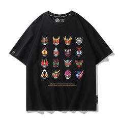 ライダーモチーフ トップス 平成ライダープリント ユニセックス 半袖Ｔシャツ