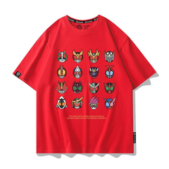 ライダーモチーフ トップス 平成ライダープリント ユニセックス 半袖Ｔシャツ